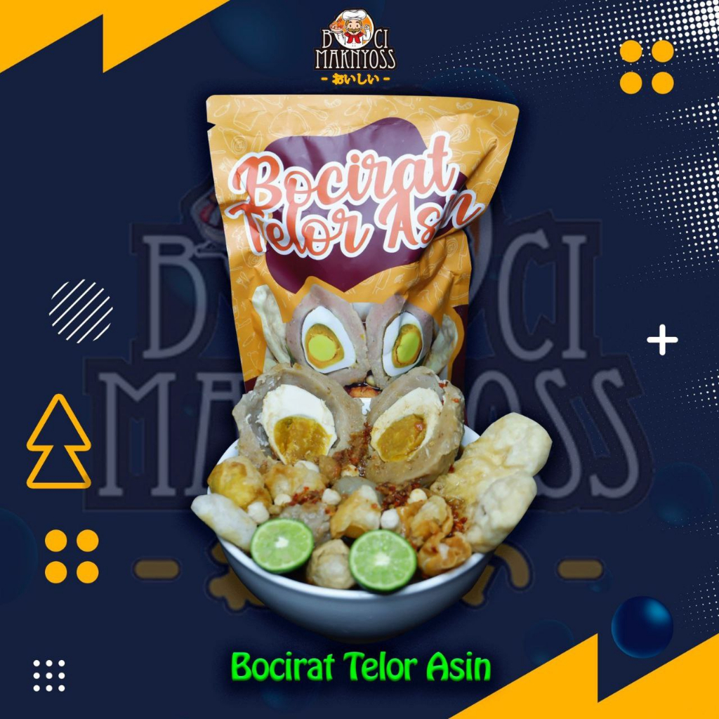 

Bocirat Telur Asin Boci Maknyoss Murah Halal Enak Lezat Nikmat Baso Aci Tulang Rangu Cuanki Lidah Tahu Siomay Mini Bakso Telor Jumbo Ayam Suwir Pilus Jeruk Limau