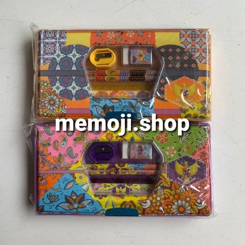 

Kotak Pensil Magnet Batik Set Jumbo