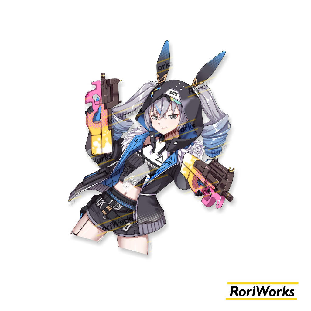 Stiker Kiss cut - Bronya (Haxxor Bunny) | Honkai Impact 3