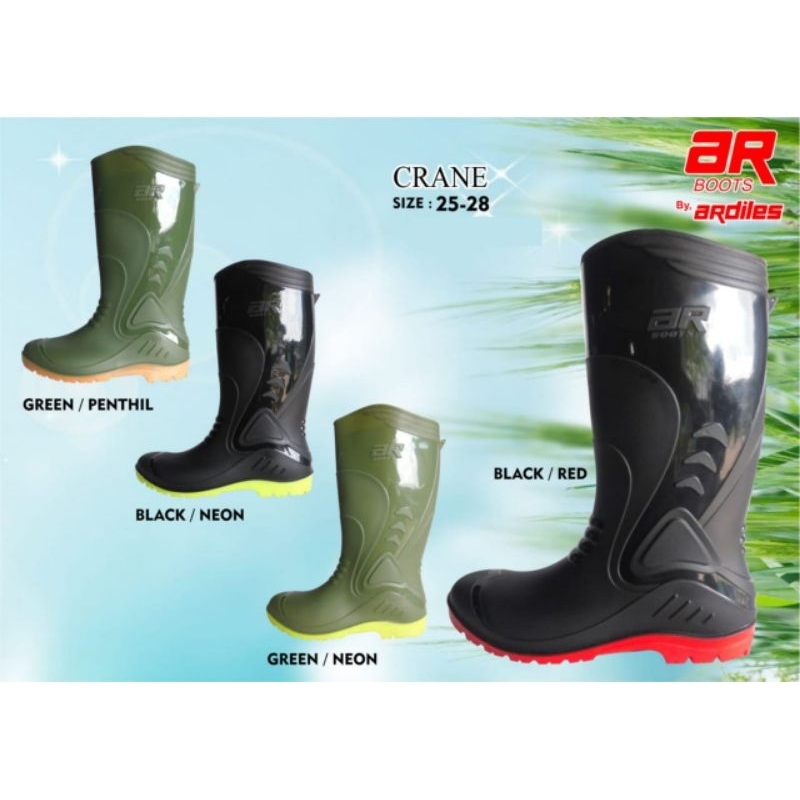 SEPATU BOOTS AIR ARDILES CRANE TERBARU ORIGINAL MURAH TINGGI 36.5CM