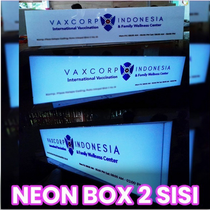 

Neon Box Kotak 50x120cm 2 Sisi Full Acrylic