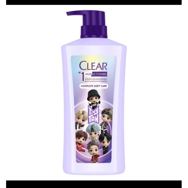 shampoo clear tiny tan complete soft care 660ml BTS edition TERMURAH