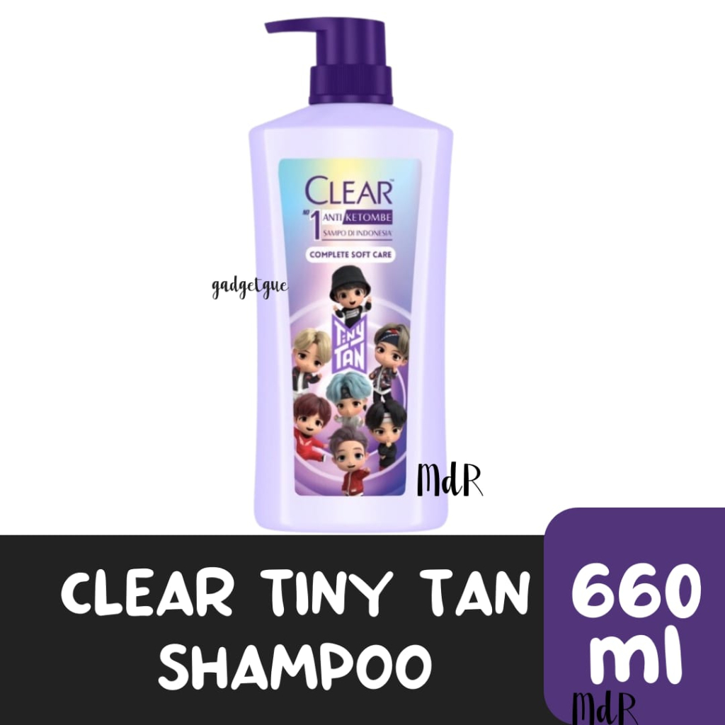 Shampo clear tinytan shampoo clear anti ketombe 660ml clear edisi bts original murah sampo clear bot