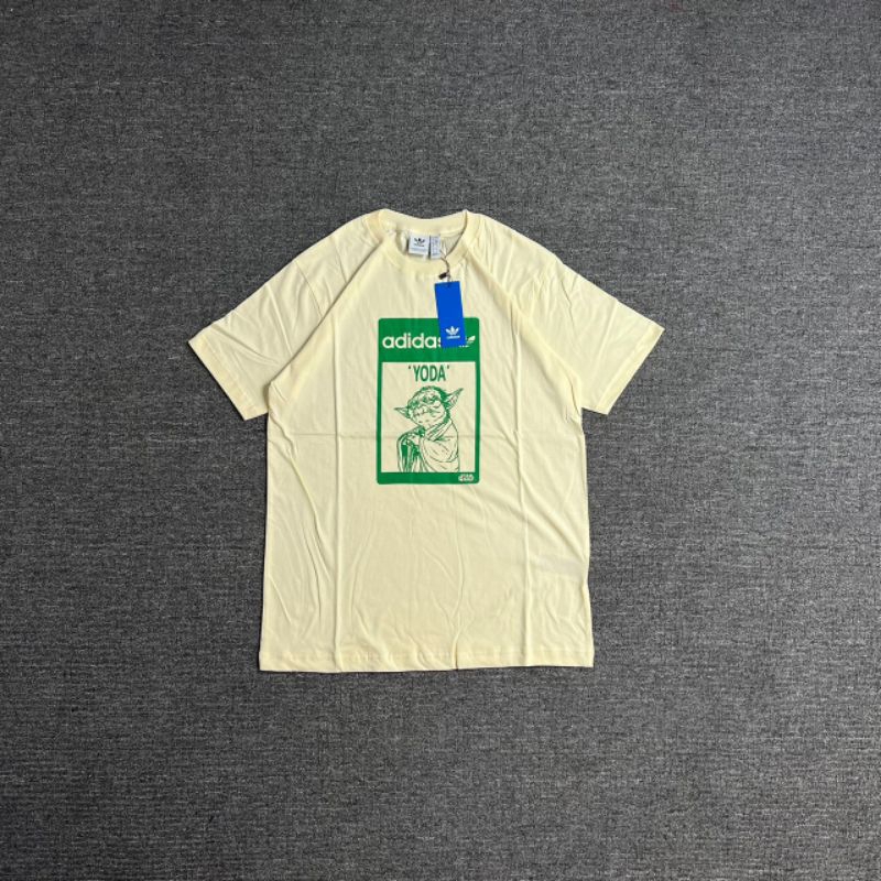 KAOS ADIDAS YODA FULL TAG LABEL CASUAL