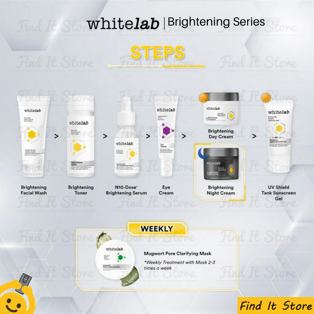 Whitelab Brightening Facial Wash | Toner | Face Body Serum | Day Night Cream | Underarm Cream | Acne | pH-Balanced Facial Cleanser