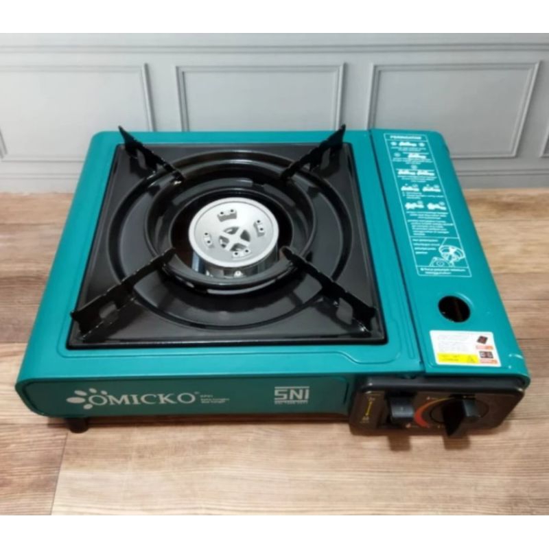 Paket Kompor Portable dan Panggangan Bbq Grill pan