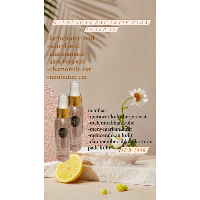 toner is ( icut skincare)