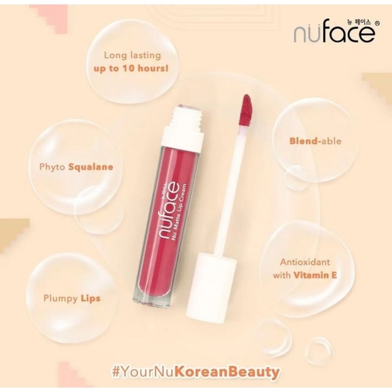NU face matte lip cream