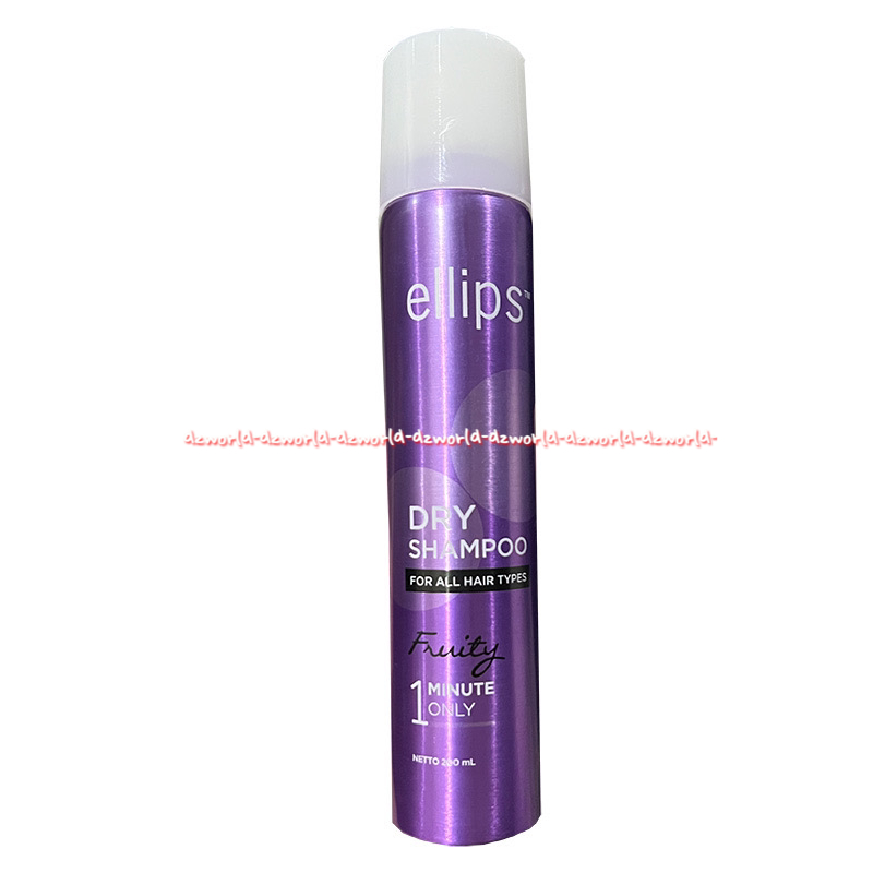 Ellips Dry Shampoo 200ml 1 Minute Only Sampoo Tanpa Keramas Air Ellip Wangi Blossom Breeze Fruity Botol Spray