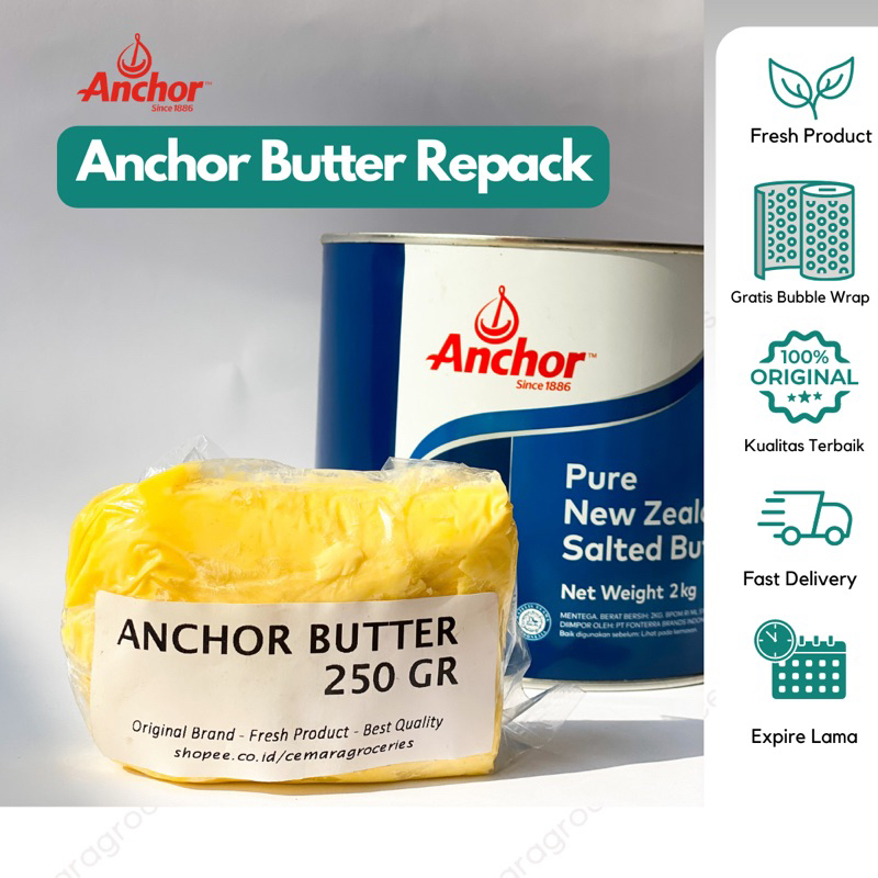 

Anchor Butter Pure New Zealand Salted Repack