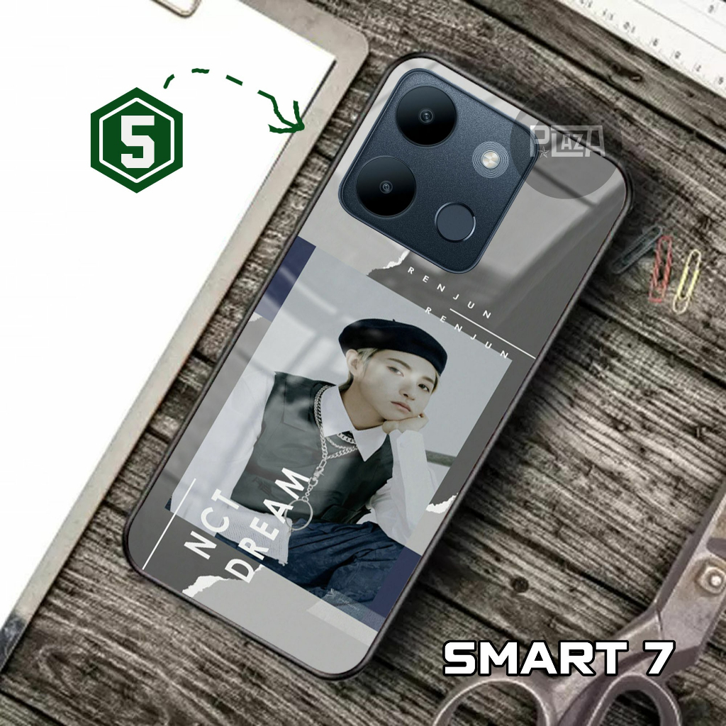 Softcase Glass Kaca NCT DREAM [K71] INFINIX SMART 7 Terbaru Casing Handphone-Pelindung Handphone-Aksesoris Handphone-Plazacase.id