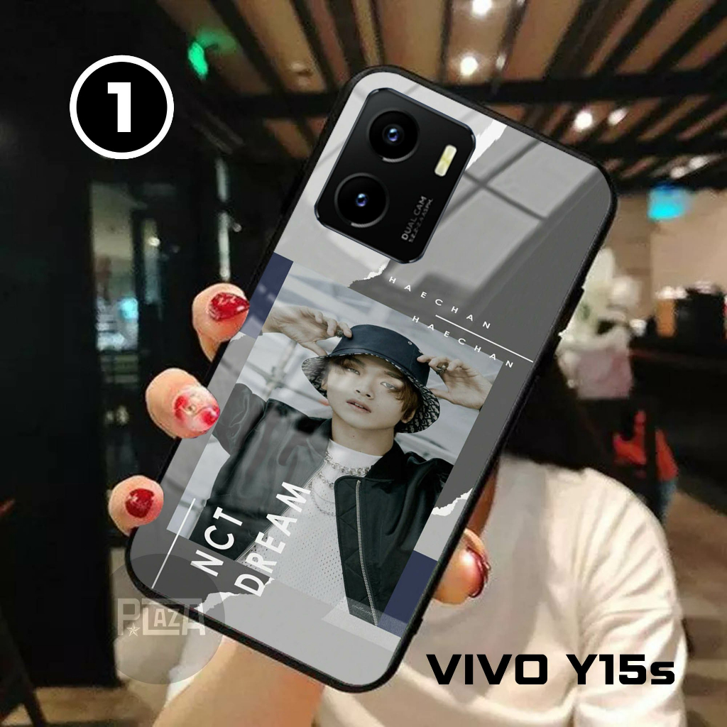 Softcase Glass Kaca NCT DREAM [K71] VIVO Y15s Terbaru Casing Handphone-Pelindung Handphone-Aksesoris Handphone-Plazacase.id