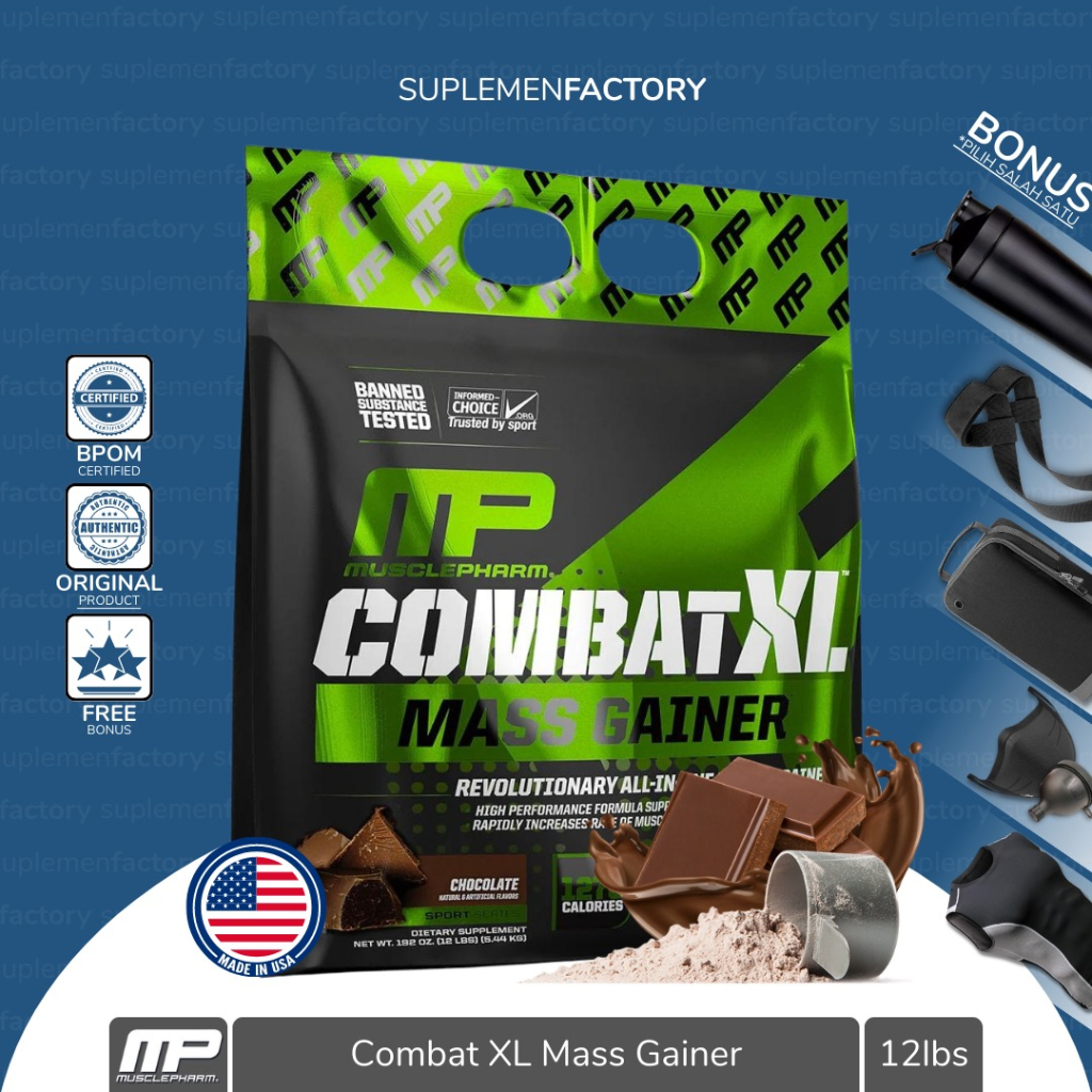 MP Combat XL Mass Gainer 12 Lbs Weight Gainer Musclepharm