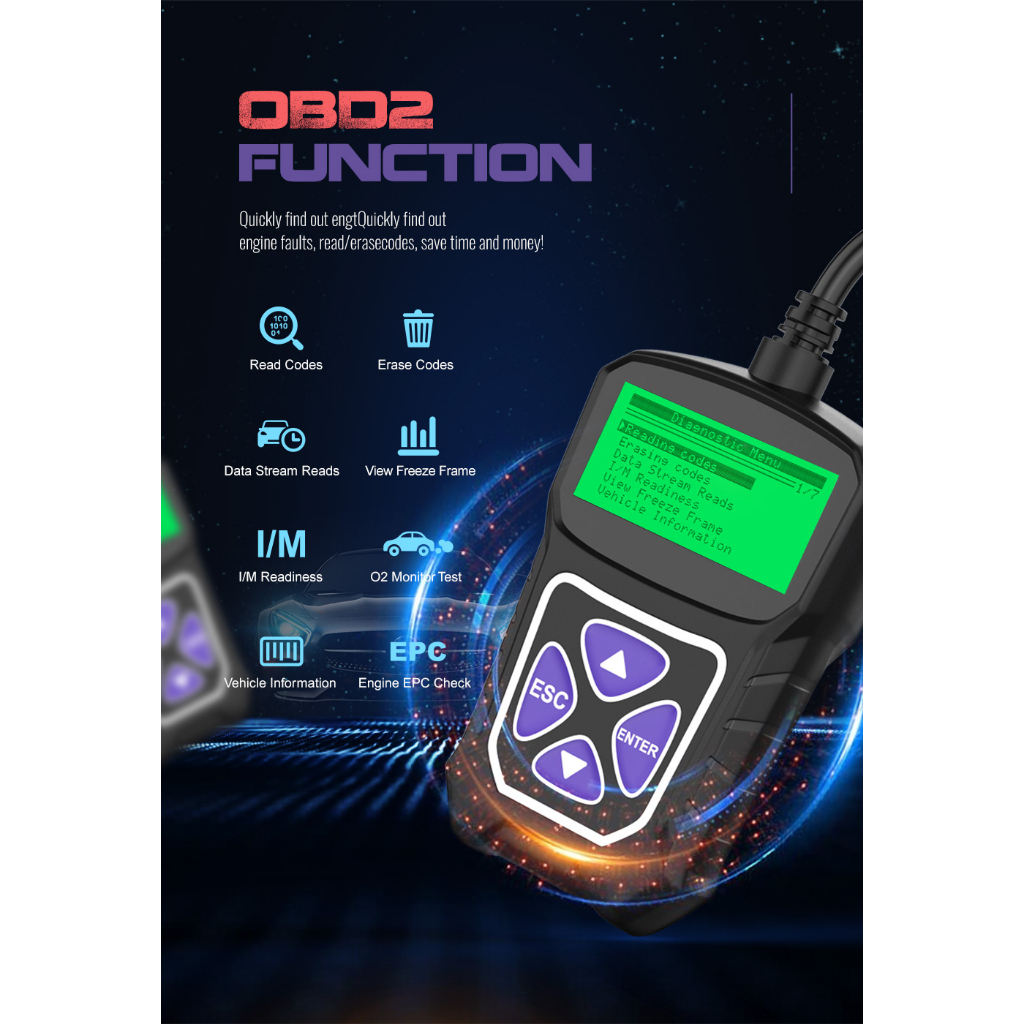 OBD2 Scanner Car Scanner ODB2 Automotive Scanner For Car Code Reader Scanner Tools Auto Car Diagnostic Tool PK ElM327