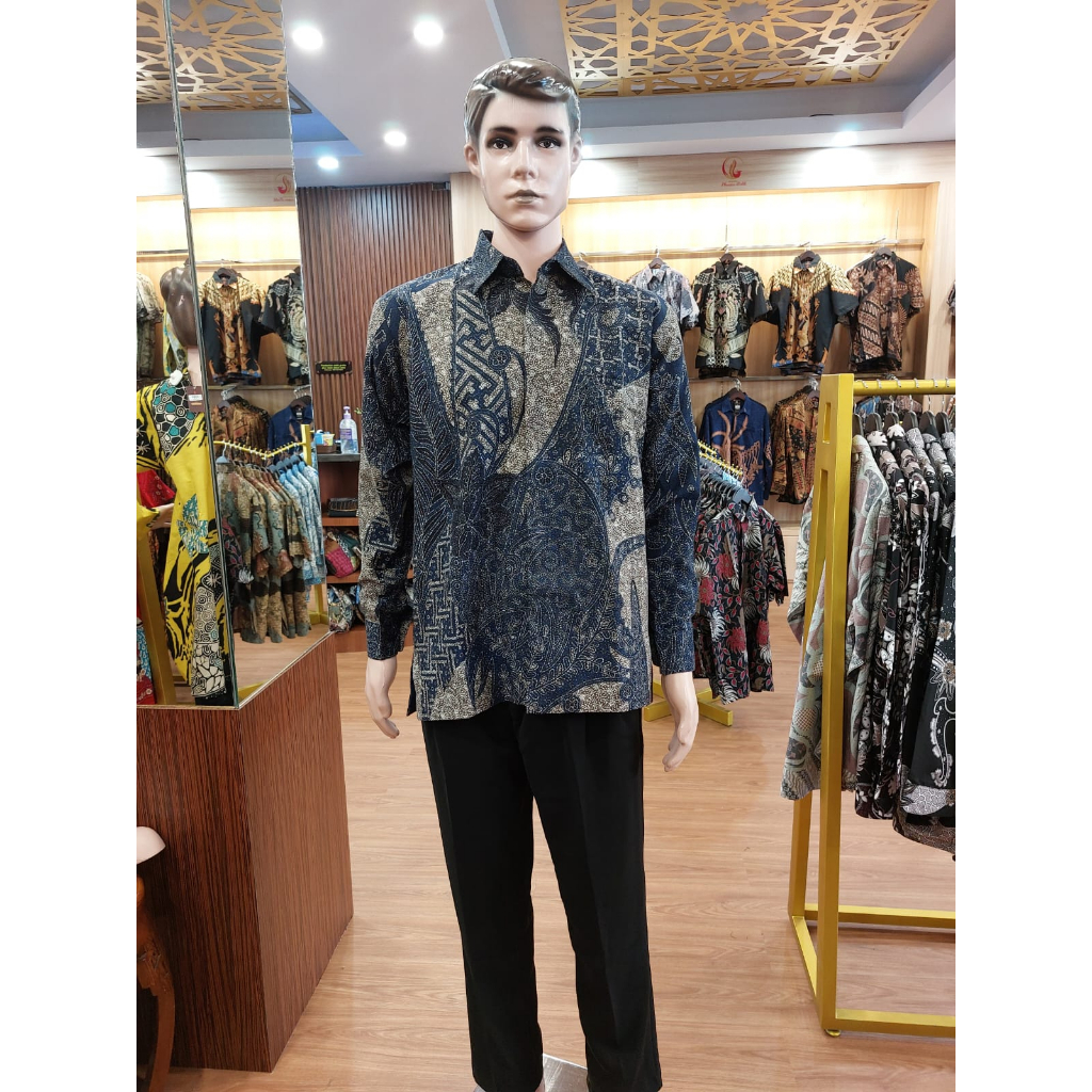 HEM Batik Pria bahan katun dobby