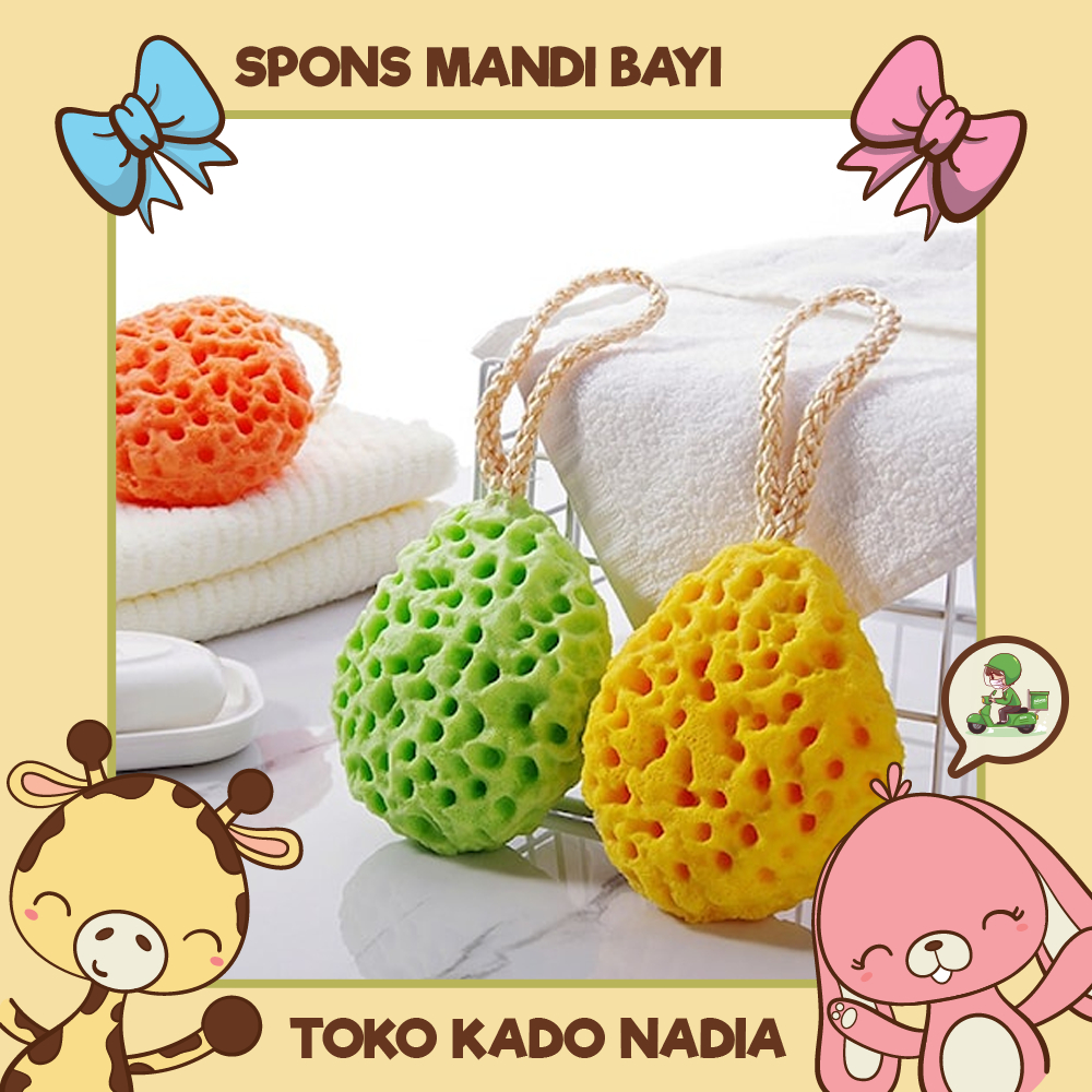 Spons Mandi Bayi Murah Busa Lembut