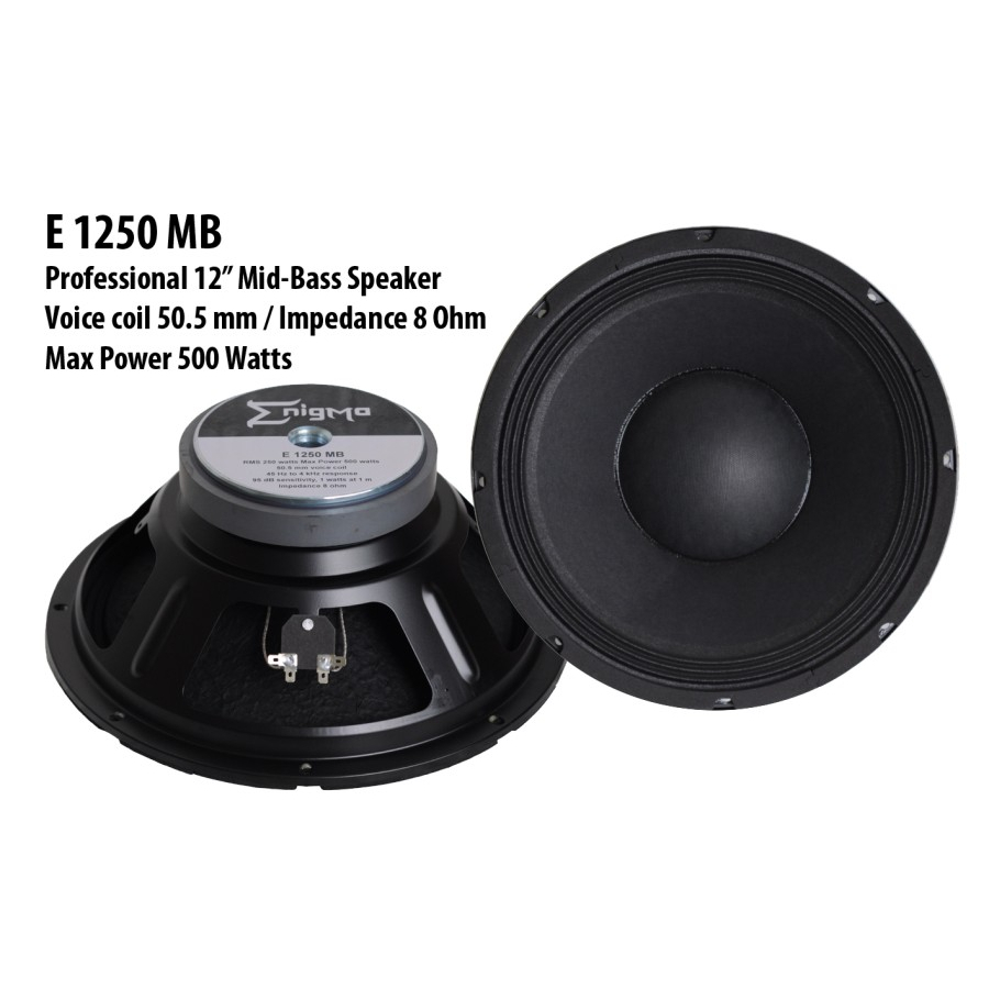 SPEAKER ENIGMA E 1250 MB 12INCH