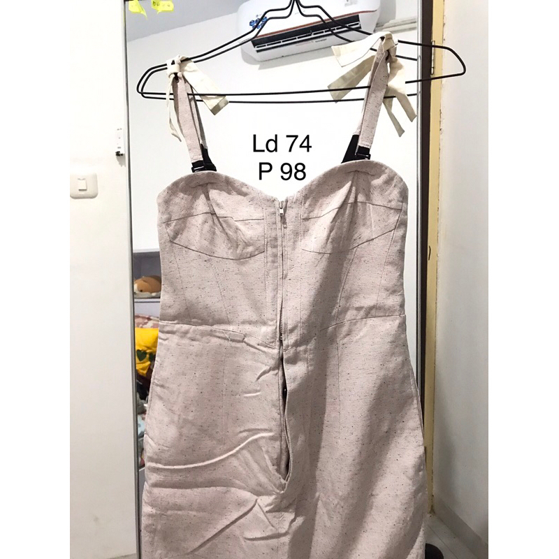 PRELOVED BUSTIER DRESS BODYCON