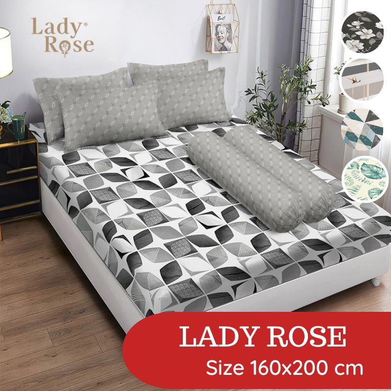 RC Sprei Lady Rose ukuran 160x200 cantik