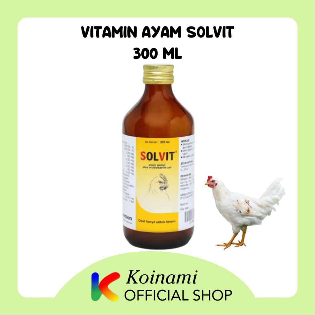 Vitamin Ayam Solvit 300ml / Medion