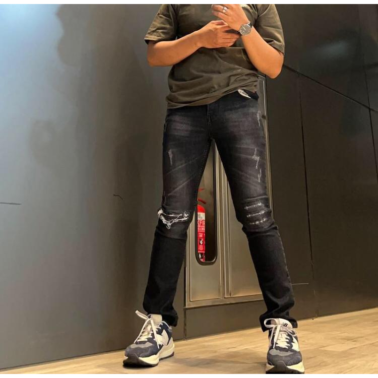 CELANA JEANS SLIMFIT SOBEK/CELANA JEANS/SLIMFIT JEANS/CELANA PANJANG SLIMFIT SOBEK/JEANS SOBEK PRIA