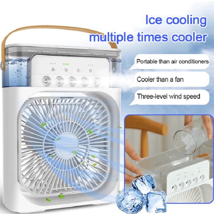 HUMIDIFICATION AIR CONDITIONER Kipas AC mengeluarkan uap USB Kipas uap desktop