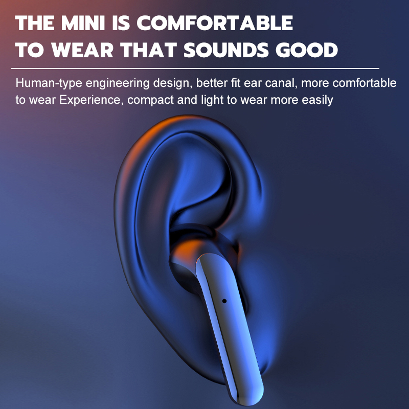 Viqoo AIR7 BASS Bluetooth Headset TWS Air7 Nirkabel Earphone Gaming Earbud Sports Waterproof Earphones Handsfree Earbuds - T80