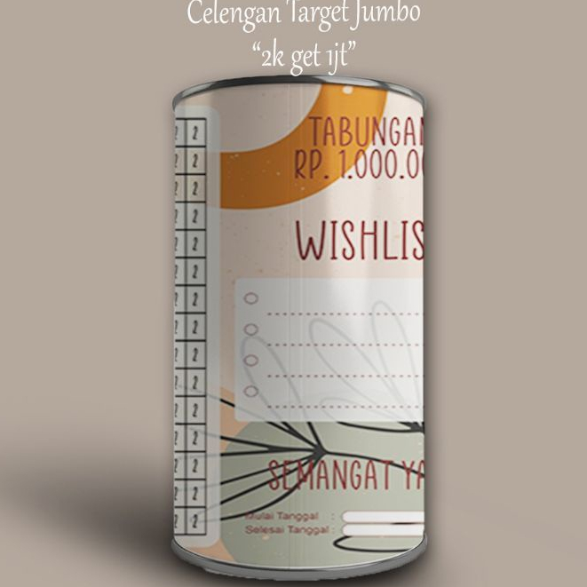 CELENGAN MURAH CELENGAN TARGET JUMBO KARAKTER BUKA TUTUP ANAK KALENG VIRAL MENABUNG CELENGAN KALENG
