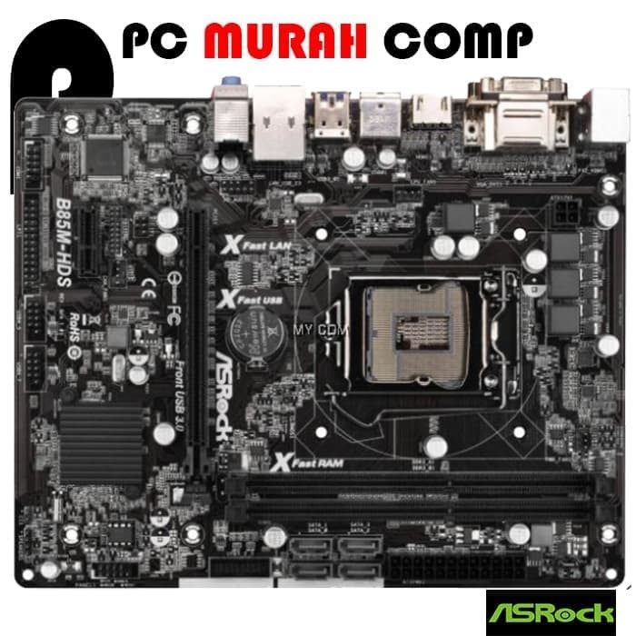 Motherboard Intel LGA 1150 B85 Asrock