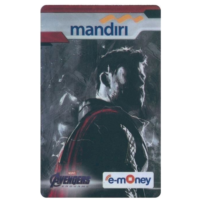 Mandiri eMoney Avengers - Thor ORI /Like eTOLL Tapcash Flazz or Brizzi