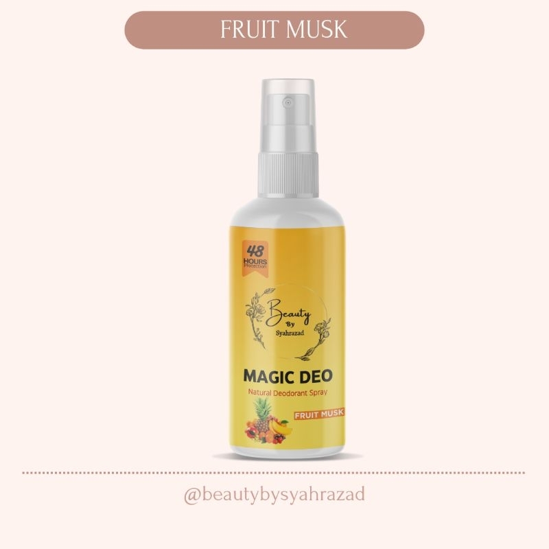 magic deo deodorant tawas alami Fruit musk