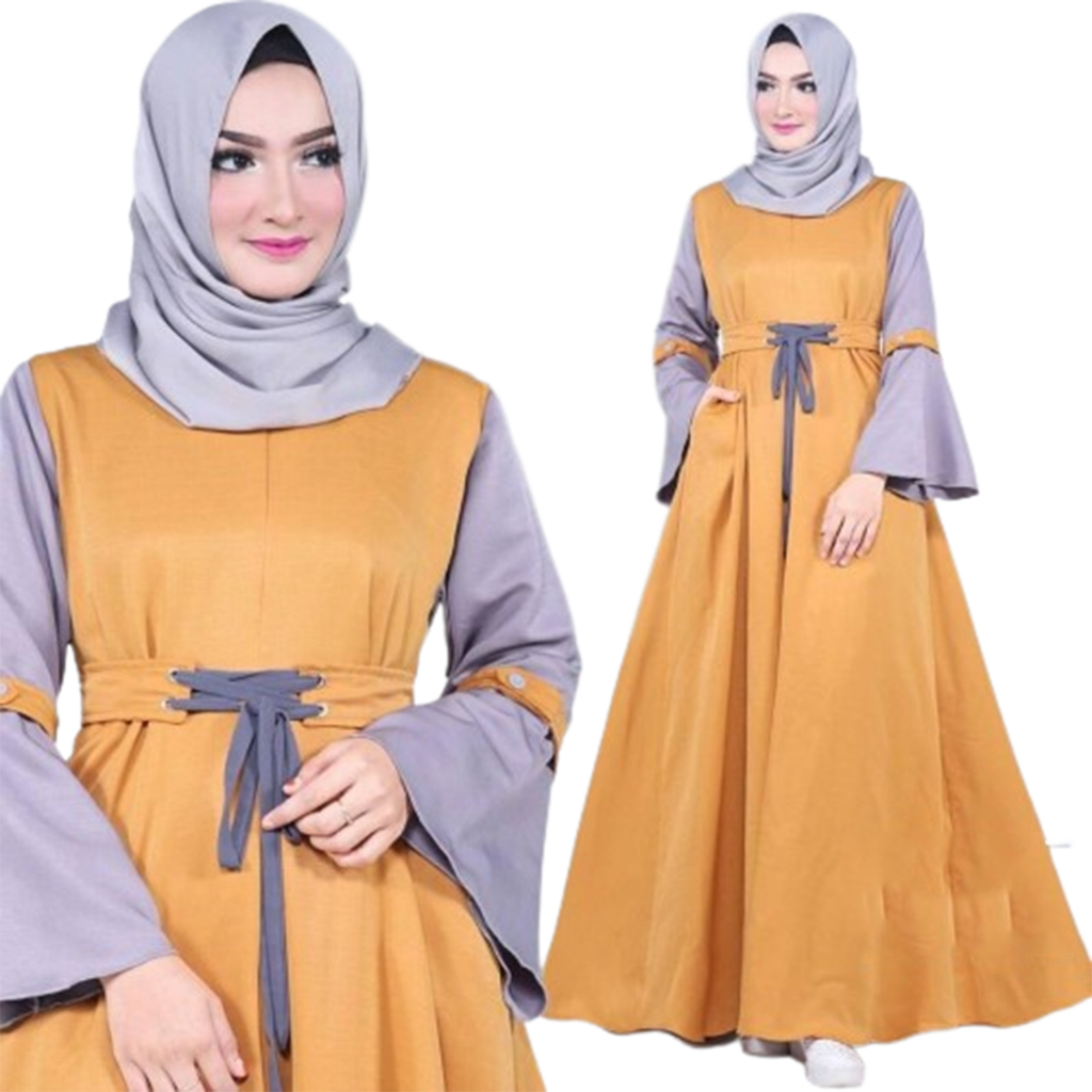 MARBELLA DRESS MAXI Promo gamis balotelli Fashion muslim Baju wanita modis /nonihijab/wickycollction