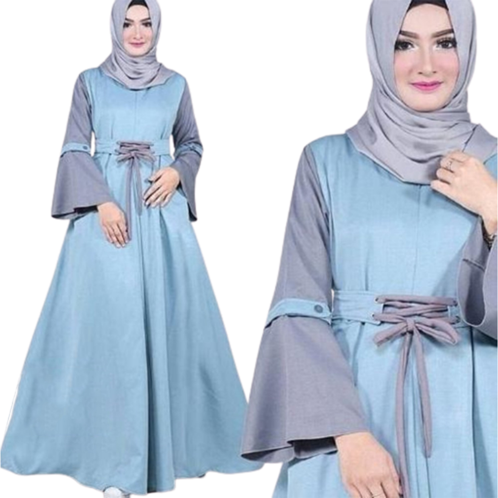 MARBELLA DRESS MAXI Promo gamis balotelli Fashion muslim Baju wanita modis /nonihijab/wickycollction