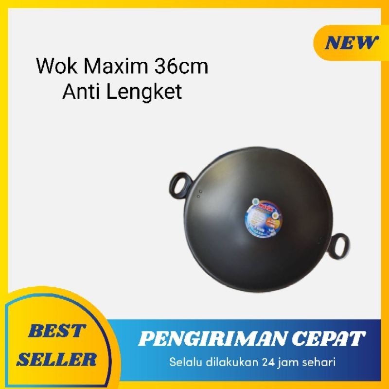 Kuali Maxim 36 cm Anti Lengket