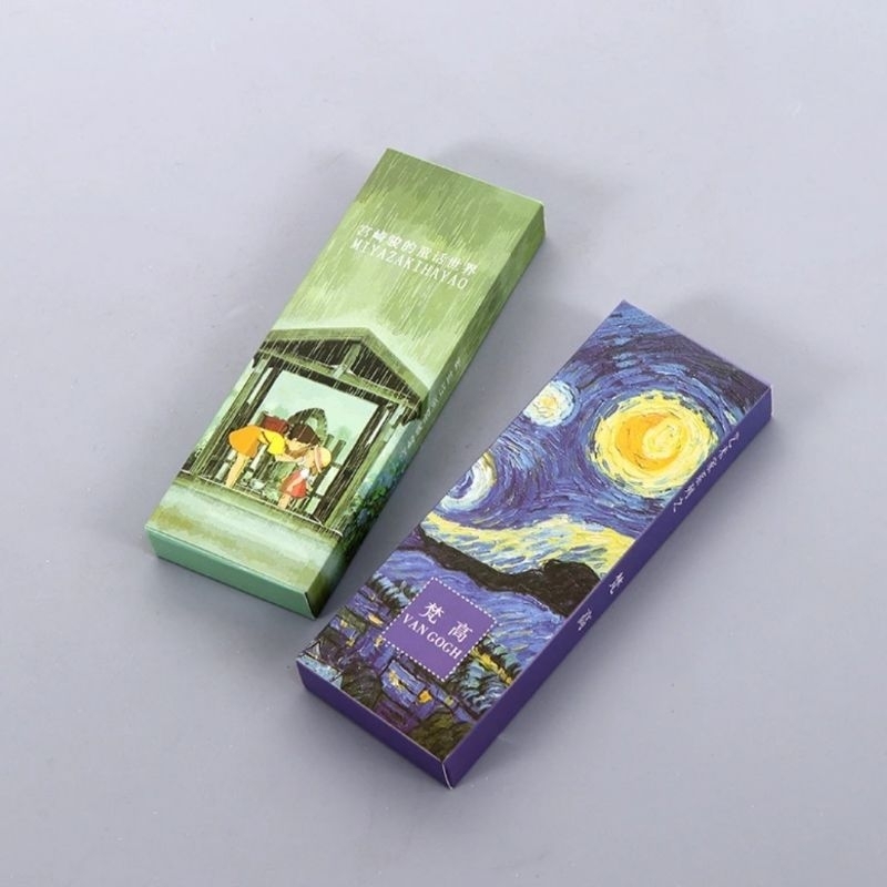 

[PER BOX] Pembatas Buku / Paper Bookmark Studio Gibli Van Gogh
