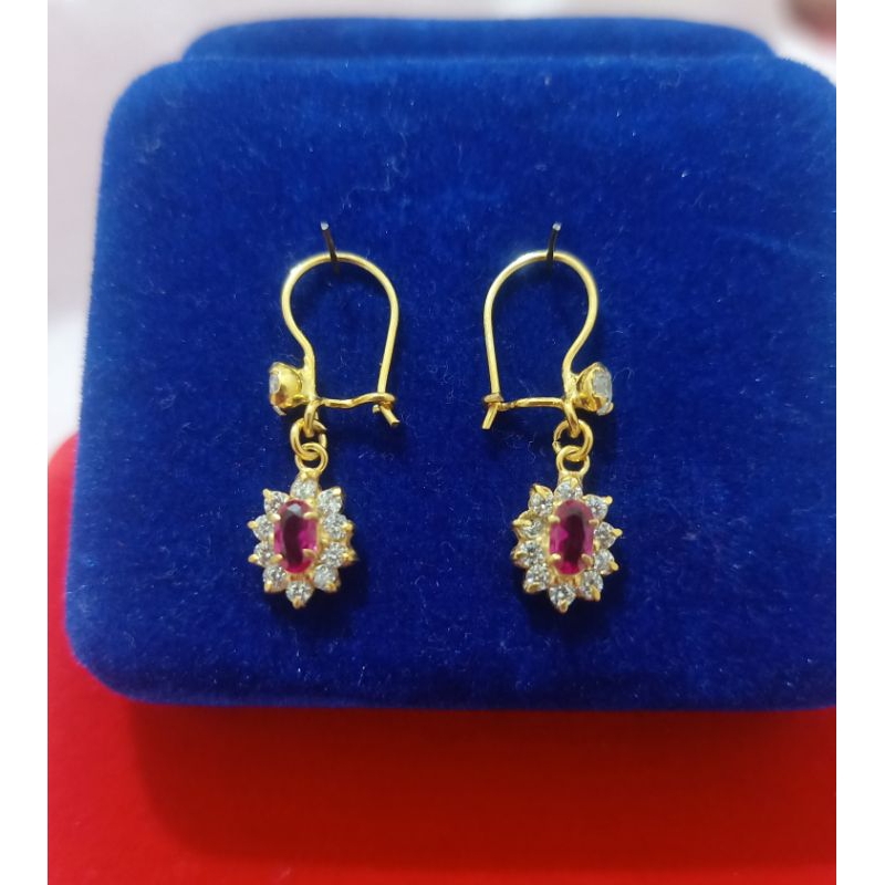 ANTING DEWASA PERAK 925 LAPIS MAS