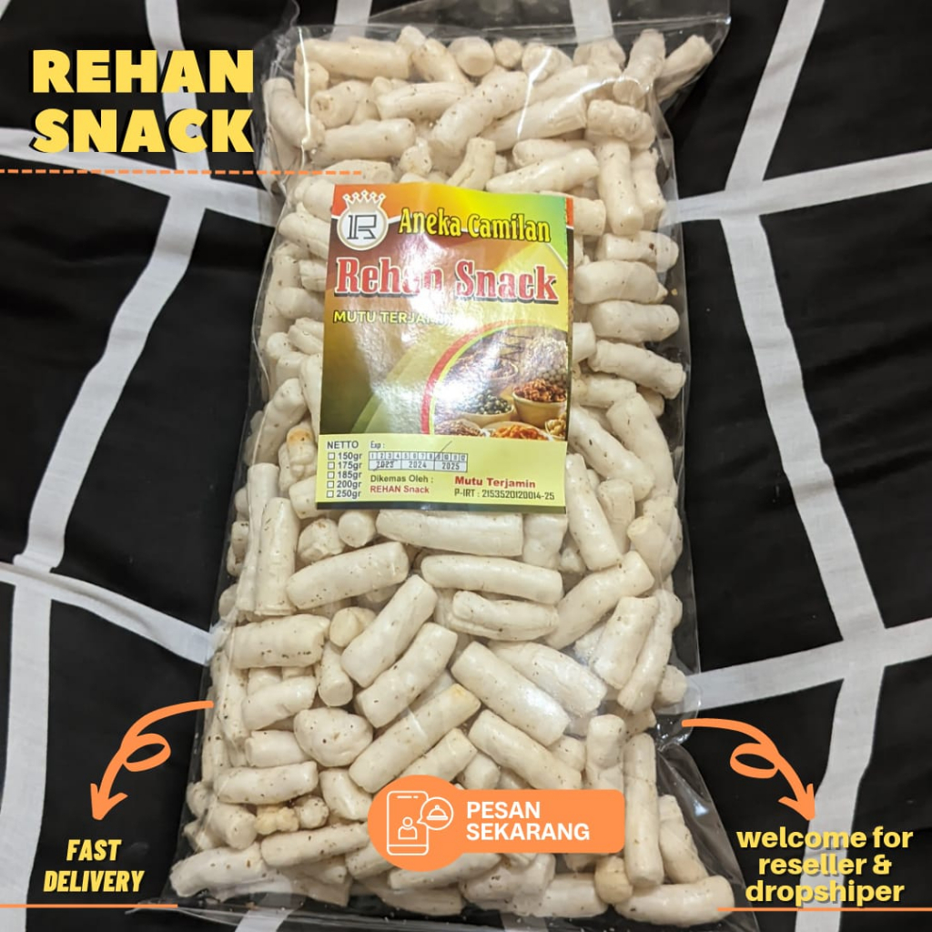 

(COD) KERUPUK TONGKOL 200gram - ASLI TONGKOL - GRATIS ONGKIR - REHAN SNACK