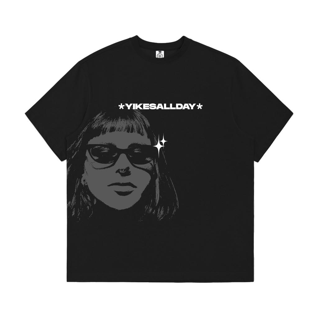 T-SHIRT | GIRL | BLACK | YIKESALLDAY