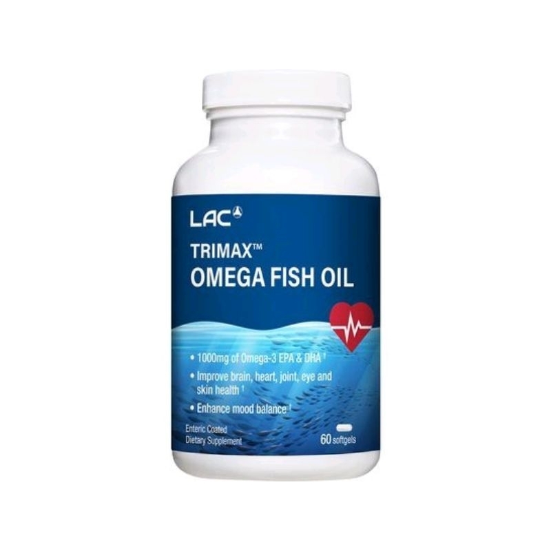 LAC Triple Strength Fish Oil /+ (1400 + CoQ10) 60 tablet