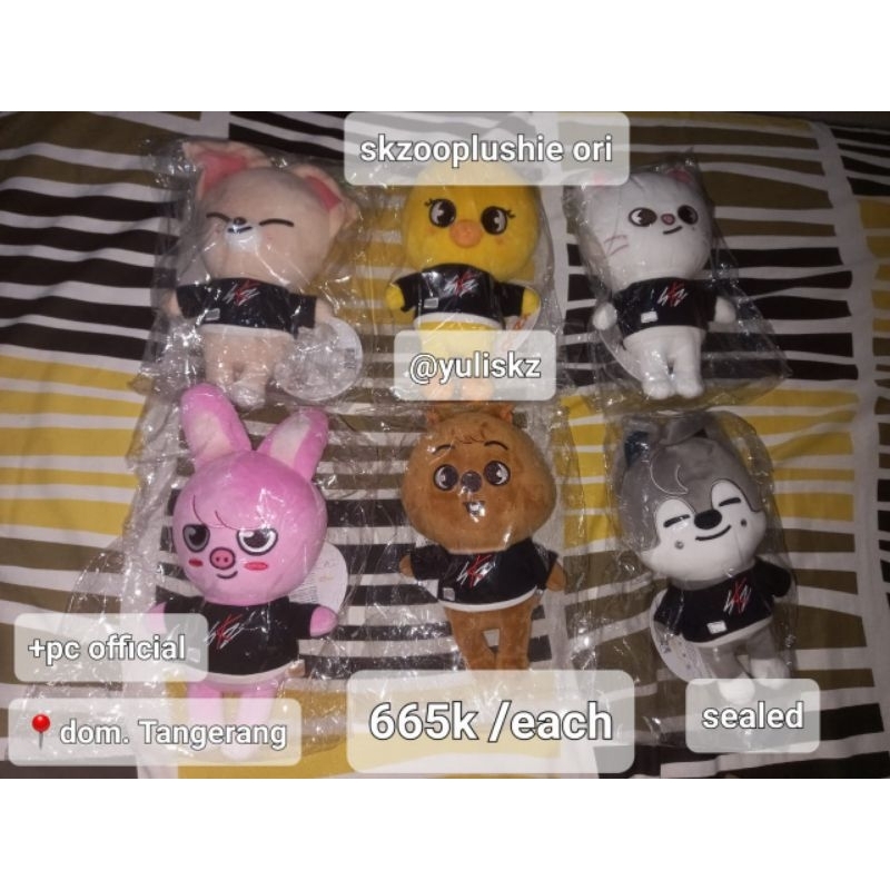 skzoo plushie ori stray kids official (sealed) + pc official