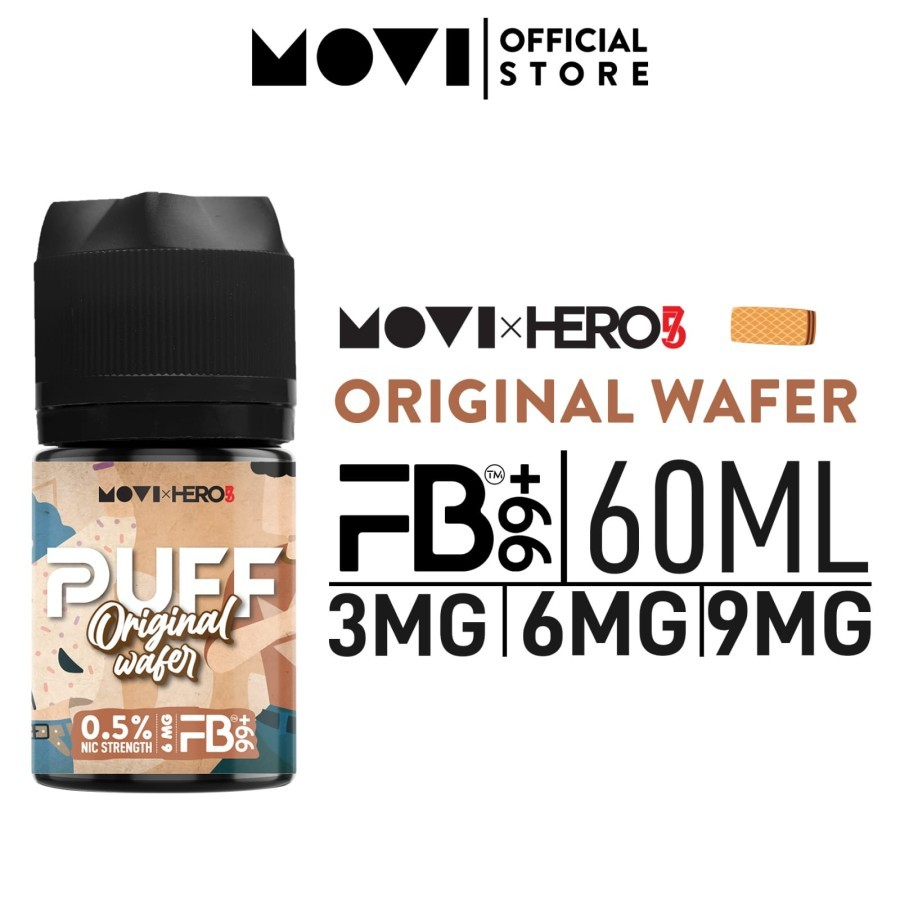 Liquid R57 Puff Original Wafer 60ML by MOVI x Hero57 - Puff Waffer