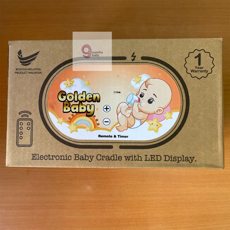 Makassar - Golden Baby Digital Remote Control + Timer Edition | Ayunan Listrik | Ayunan Elektrik Bayi