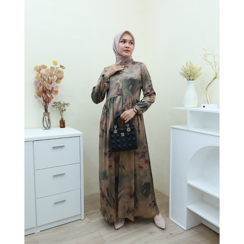 LAIKA Dress Pakaian Wanita -Terbaru by Hijab Mamah icis