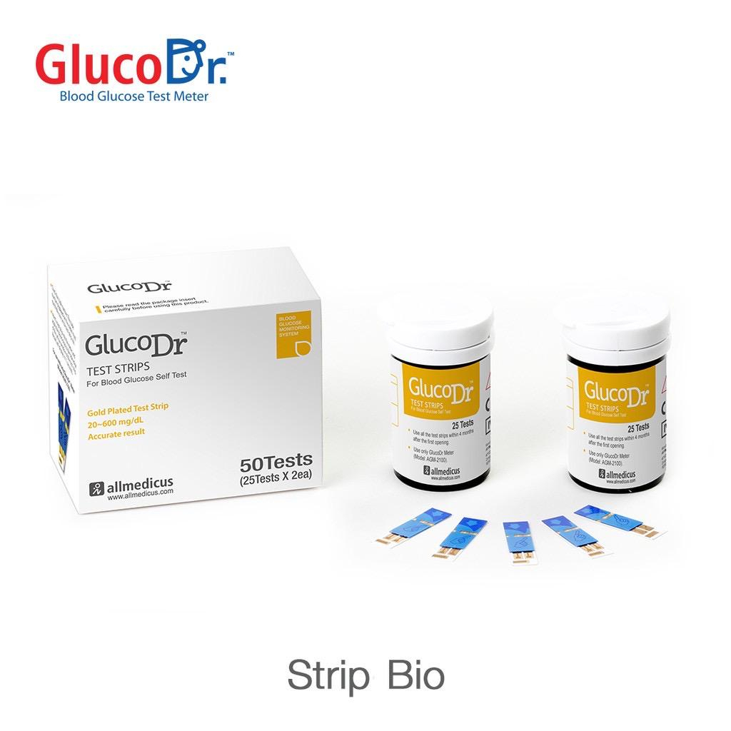 STRIP GULA DARAH GLUCO DR  BIO SENSOR AGM 2100 / STRIP GLUCOSE STIK ISI ULANG GULA DARAH GLUCO DR BIO SENSOR AGM 2100 KODE 8