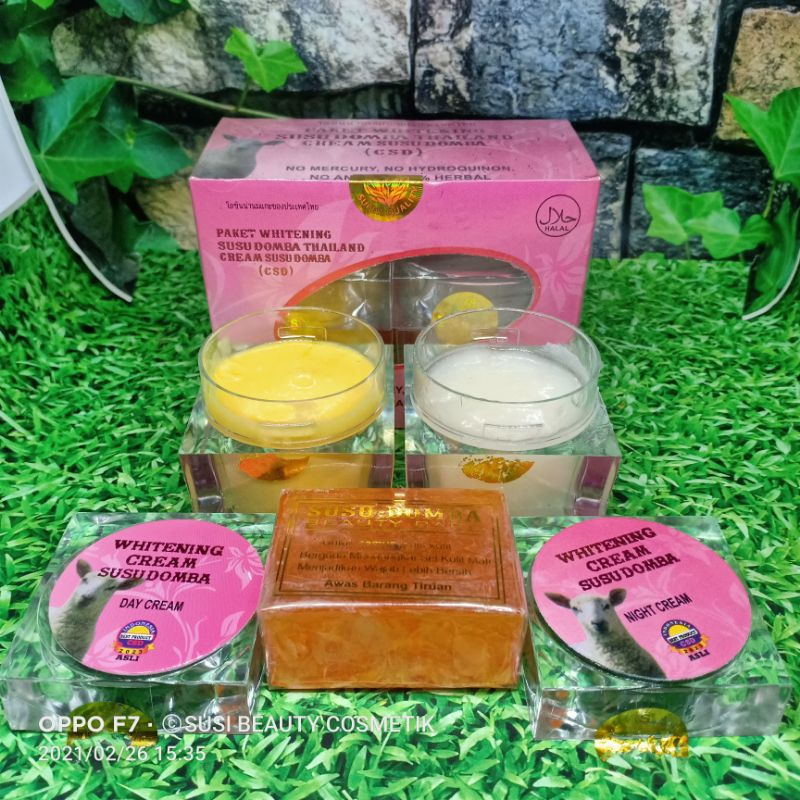 UKURAN BESAR SEPAKET CREAM SUSU DOMBA CREAM CSD CREAM SIANG MALAM DAN SABUN 30GR