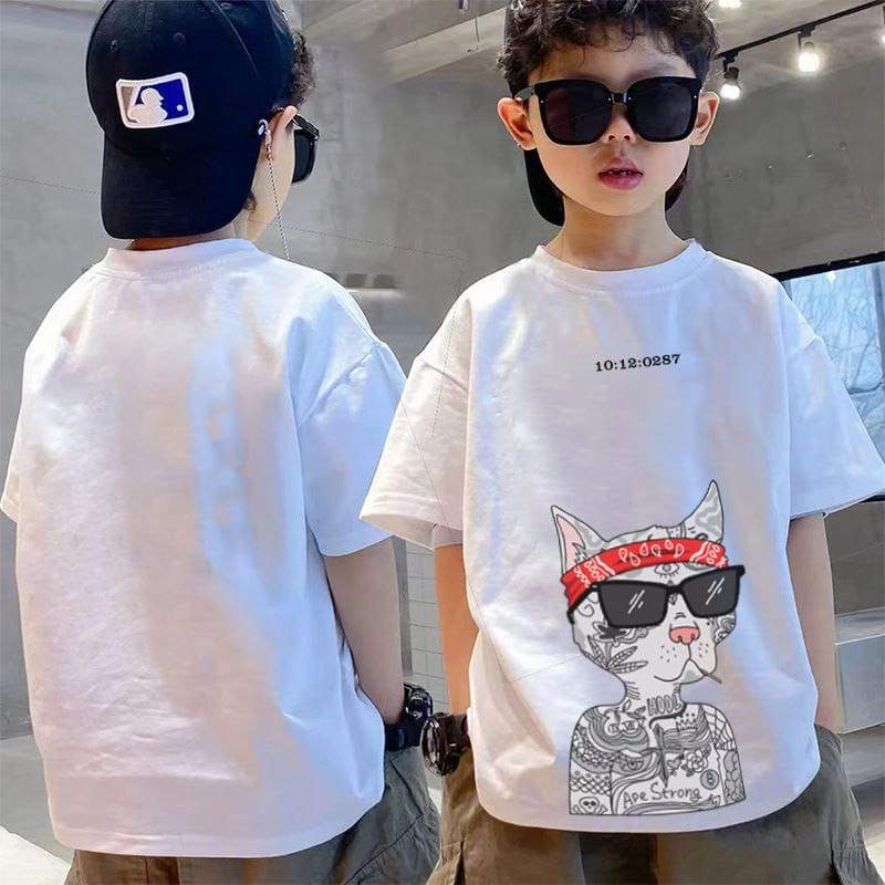 Amspro Kaos Katun24s Anak Kaos Oversize Anak Baju ana Kaos Anak Atasan Anak CPG3