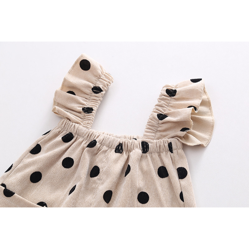 Jumpsuit Anak Perempuan Premium Import Motif Polkadot / Setelan Kemeja Blouse Celana Overall Anak Cewek Baju Kodok Lucu