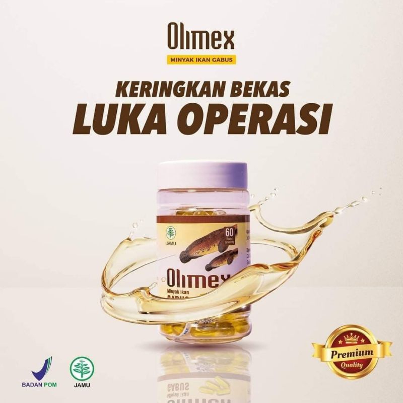 Olimex minyak ikan gabus original