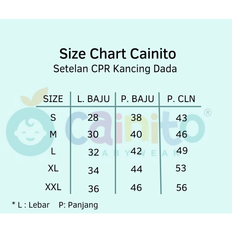 Cainito Setelan Kaos Lengan Pendek - Celana Panjang | Setelan Anak