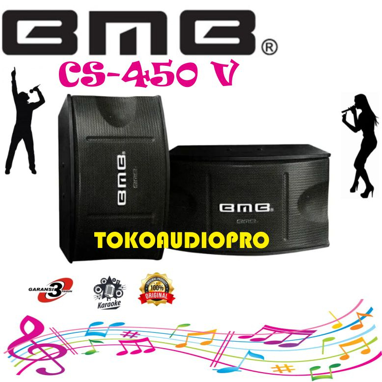 BMB CS450V Speaker Pasif Karaoke Original BMB cs-450v